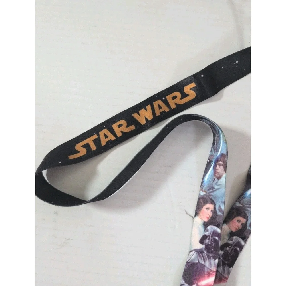 Star Wars Disney Trading Pin Lanyard Double Sided with Plastic Pouch‎